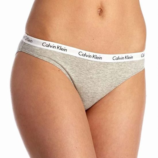 Dámské kalhotky CALVIN KLEIN Carousel 3-pack bikini černá/šedá/bílá