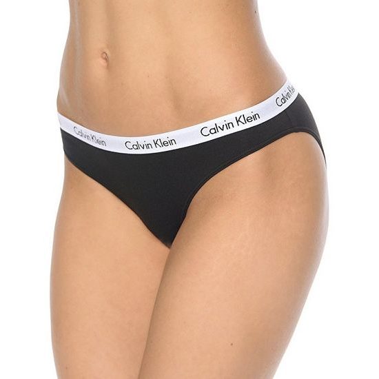 Dámské kalhotky CALVIN KLEIN Carousel 3-pack bikini černá