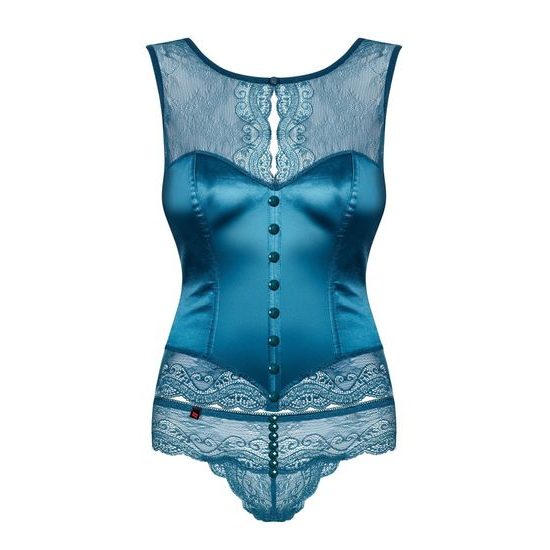 Dámský korzet Miamor corset turquoise