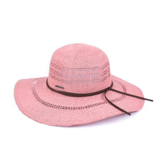 Elegantní letní klobouk růžový