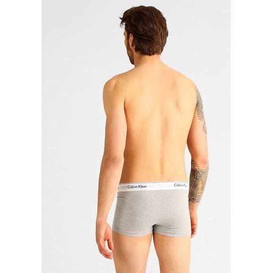 Pánské boxerky CALVIN KLEIN Modern Cotton Stretch 2 pack NB1086A šedá/černá