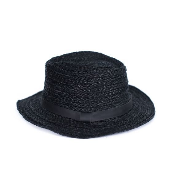 Letní klobouk hučka černý
