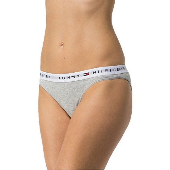 Dámské kalhotky TOMMY HILFIGER Cotton Iconic Bikini Grey Heather