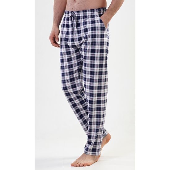 Pánské pyžamové kalhoty Lukáš - tmavě modrá
