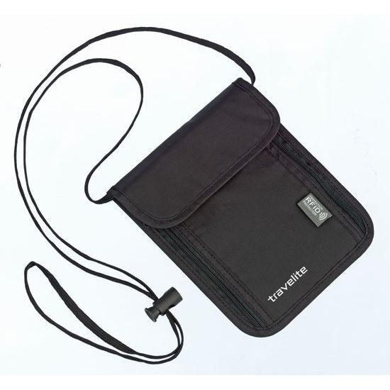 Travelite Neck pouch RFID Black