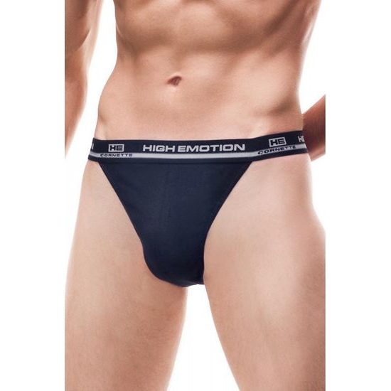 Pánská tanga High emotion string dark blue