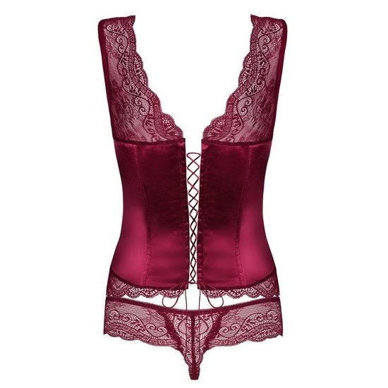 Dámský korzet Miamor corset wine