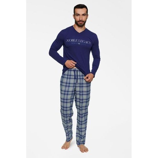 Pánské pyžamo Town modré