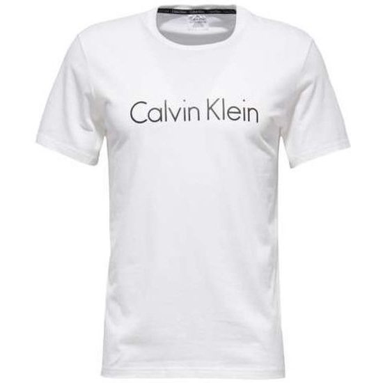 Pánské tričko s krátkým rukávem CALVIN KLEIN bílé