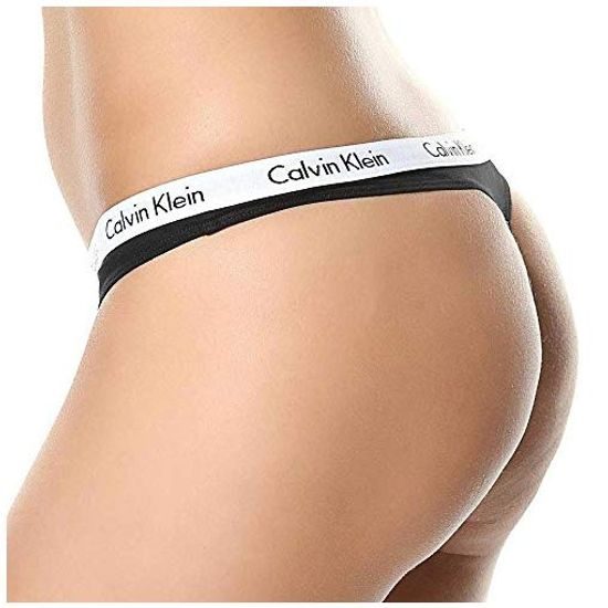 Dámské kalhotky tanga CALVIN KLEIN Carousel 3-pack black