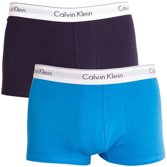 Pánské boxerky CALVIN KLEIN Modern Cotton Stretch 2pack NB1086A modrá/navy