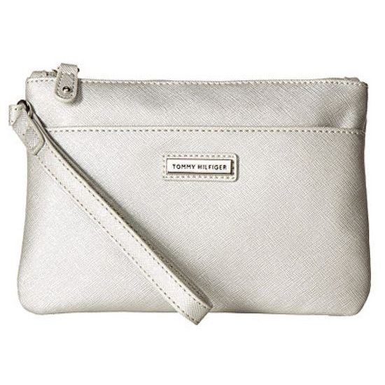 Dámská kabelka TOMMY HILFIGER Wristlet Silver