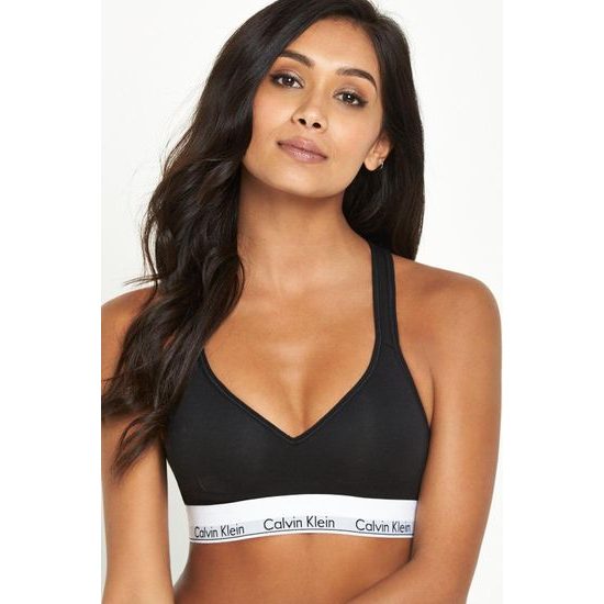 Dámská podprsenka bralette lift CALVIN KLEIN Modern Cotton QF1654E černá