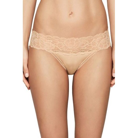 Dámské kalhotky tanga CALVIN KLEIN Seductive Comfort QF1199E tělové