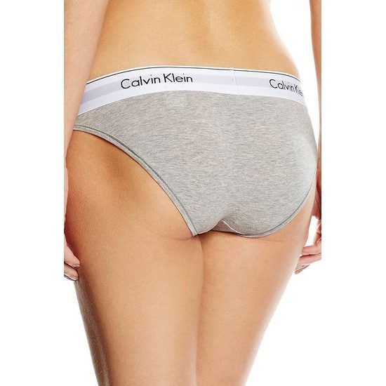 Dámské kalhotky CALVIN KLEIN Modern Cotton F3787E šedé