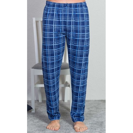 Pánské pyžamové kalhoty Dominik - modrá