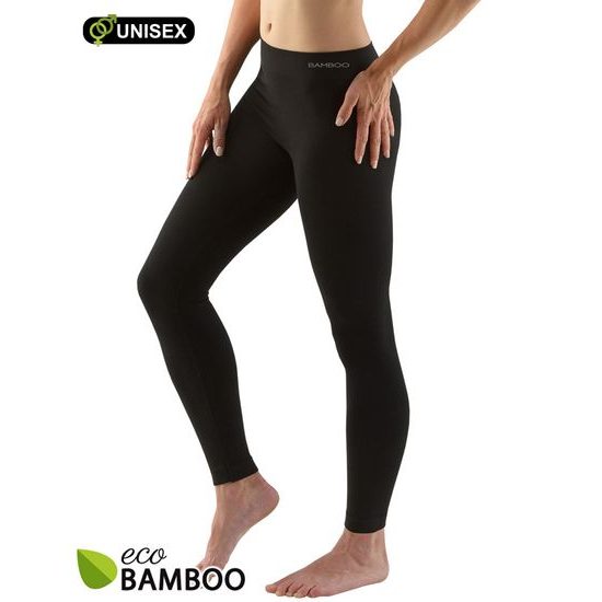 GINA dámské legíny dlouhé, bezešvé, klasické Eco Bamboo 95031P - lékořice