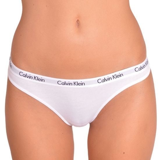 Dámské kalhotky tanga CALVIN KLEIN Carousel 3-pack QD3587E-EHP