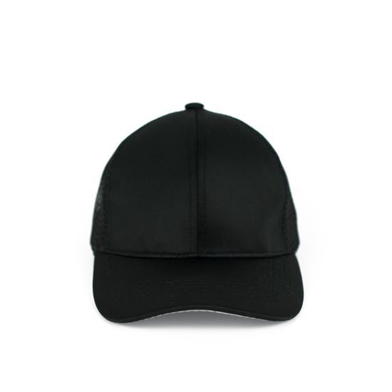 Letní čepice s kšiltem, černá