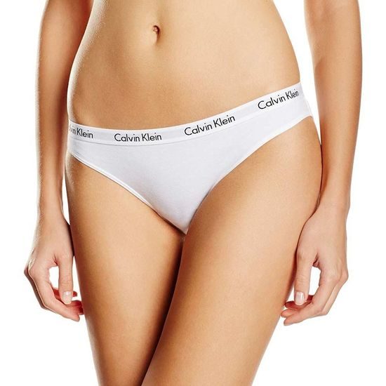 Dámské kalhotky CALVIN KLEIN Carousel 3-pack bikini černá/šedá/bílá