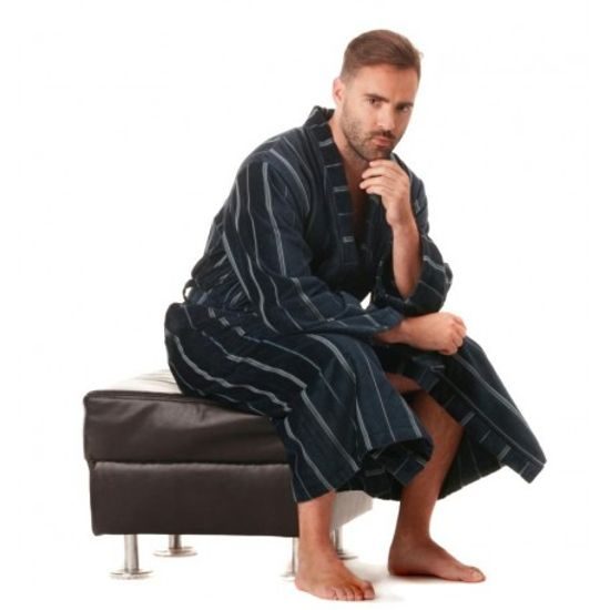 Vestis ANCONA pánské bavlněné kimono - petrolej 5856