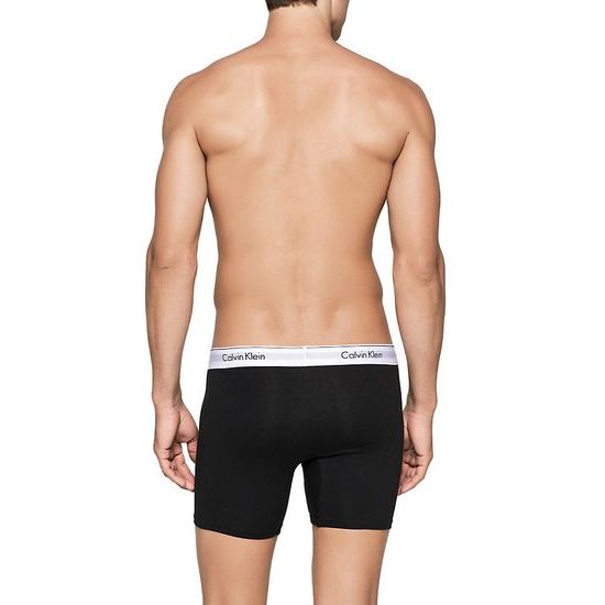 Pánské boxerky CALVIN KLEIN Modern Cotton Stretch 2 pack NB1087A černá