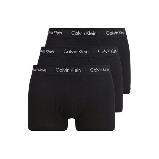 Pánské boxerky CALVIN KLEIN Cotton Stretch 3-pack U2664G-XWB černá