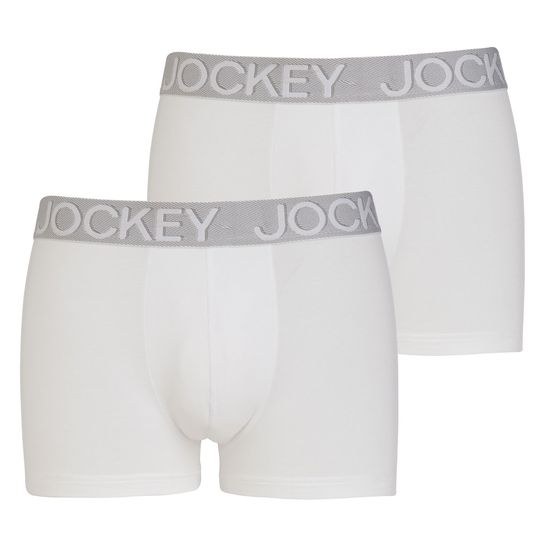 Pánské boxerky JOCKEY 3D-Innovations New 2pack bílé