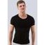 Pánské tričko s krátkým rukávem GINA Bamboo PureLine 58003P - černá