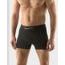 GINA pánské boxerky s delší nohavičkou, delší nohavička, bezešvé, jednobarevné Bamboo PureLine 54004P - černá