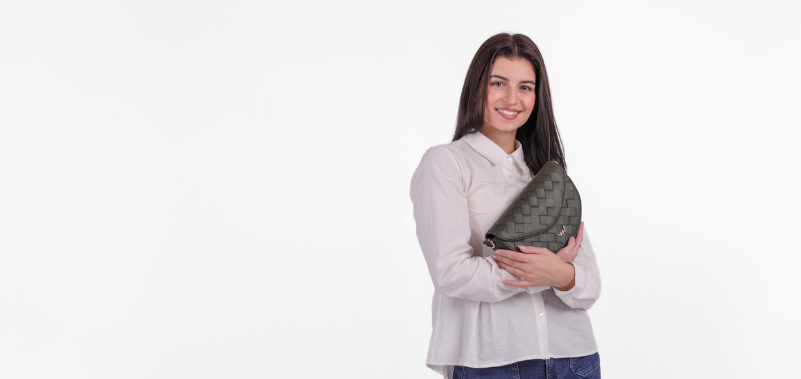 Tricia Intrecciato Olive