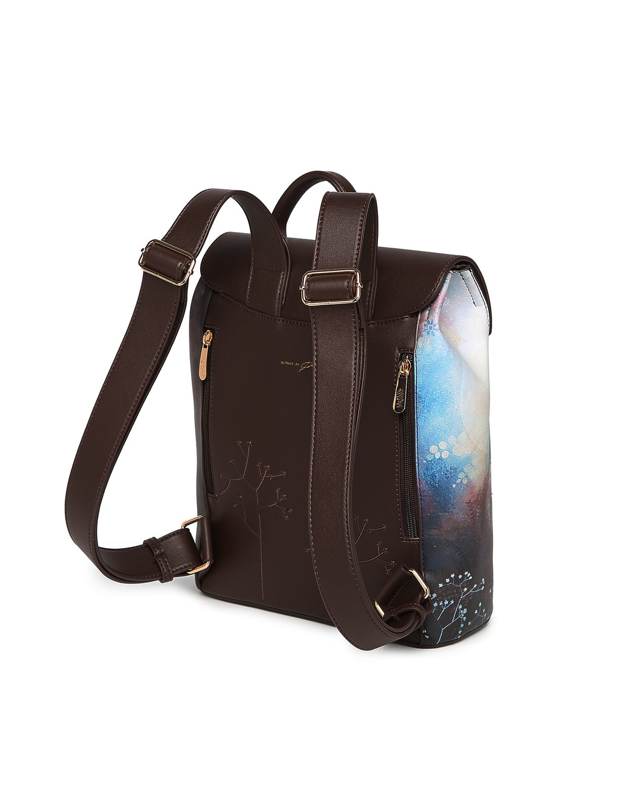 Rosalie Rounded Flap Backpack - Vushie - Ženy - Batohy, Batohy - VUCH