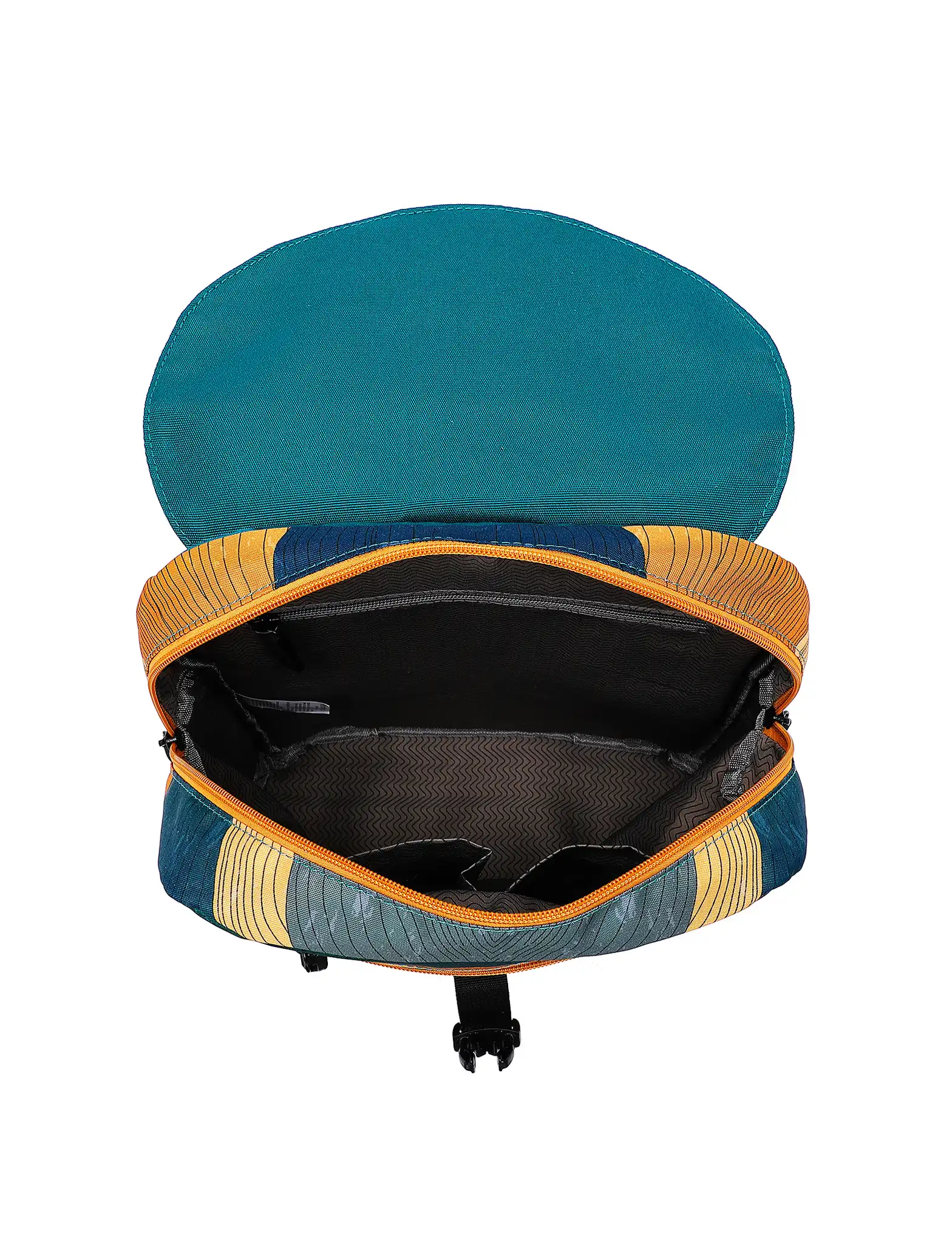 Vnitřní uspořádání batohu VUCH Corbin Waves Green