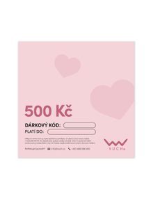 Elektronický dárkový poukaz v hodnotě 500 Kč