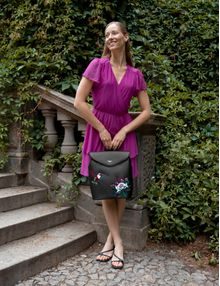 Joanna Dotty Dark Grey