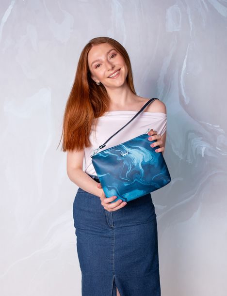 Coalie Marble Blue