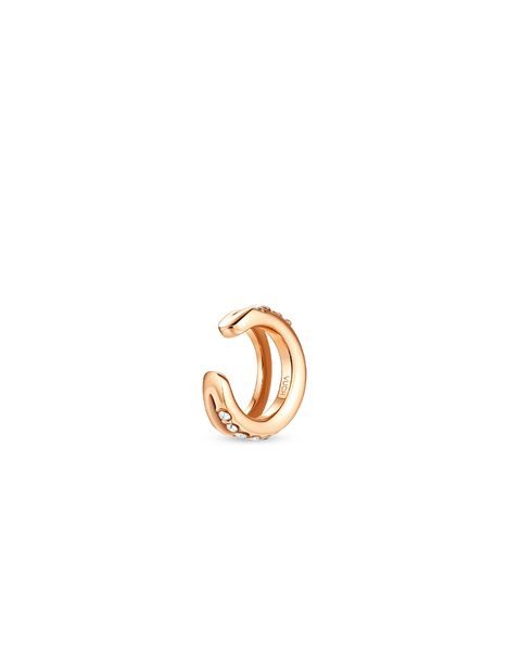 Náušnice Vein Rose Gold