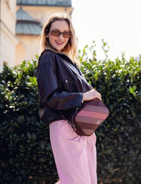 Massimo Striped Dark Wine