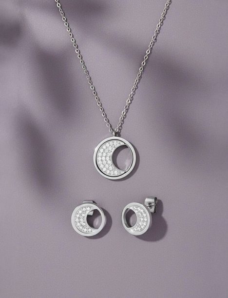 Náhrdelník Moon Silver