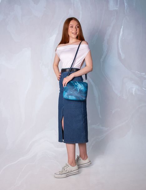 Coalie Marble Blue