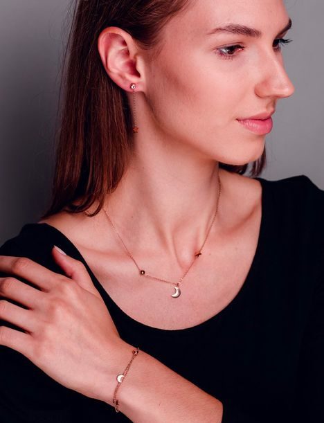 Náhrdelník Infinity Rose gold