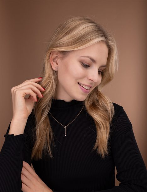 Náhrdelník Krystel Rose Gold
