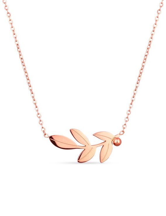 Rose Gold Big Leaf