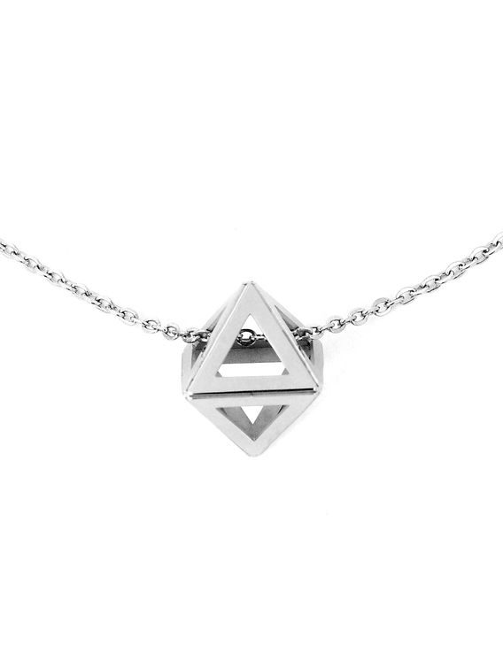 Náhrdelník Triangle Silver