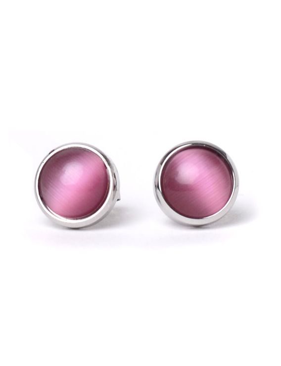 Náušnice Pearl Silver Pink