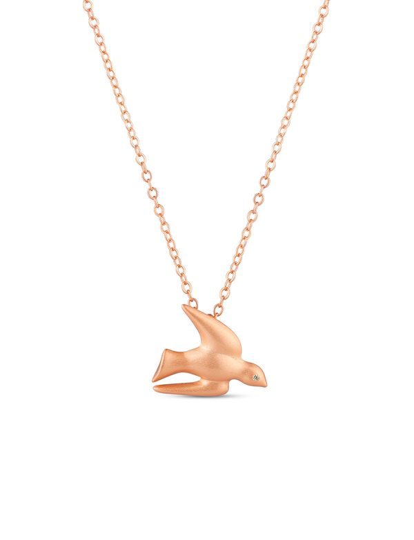 Náhrdelník Dove Rose Gold