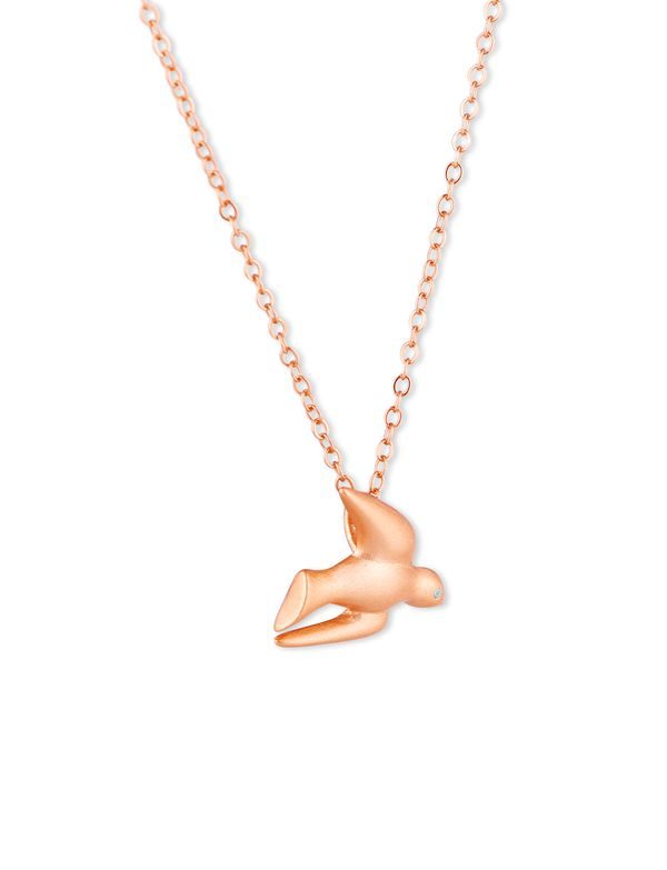 Náhrdelník Dove Rose Gold