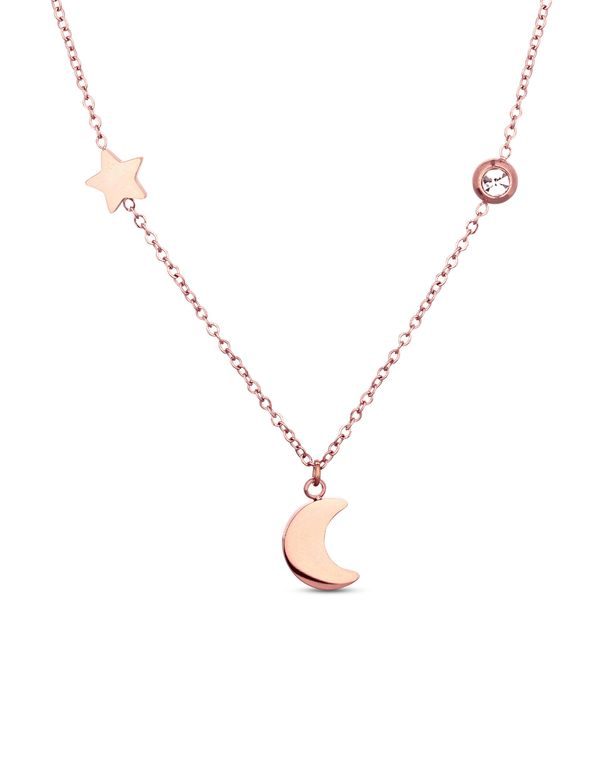 Náhrdelník Infinity Rose gold