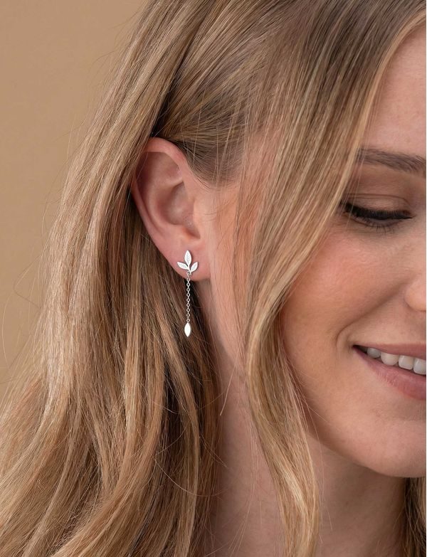 Náušnice Gleam Silver