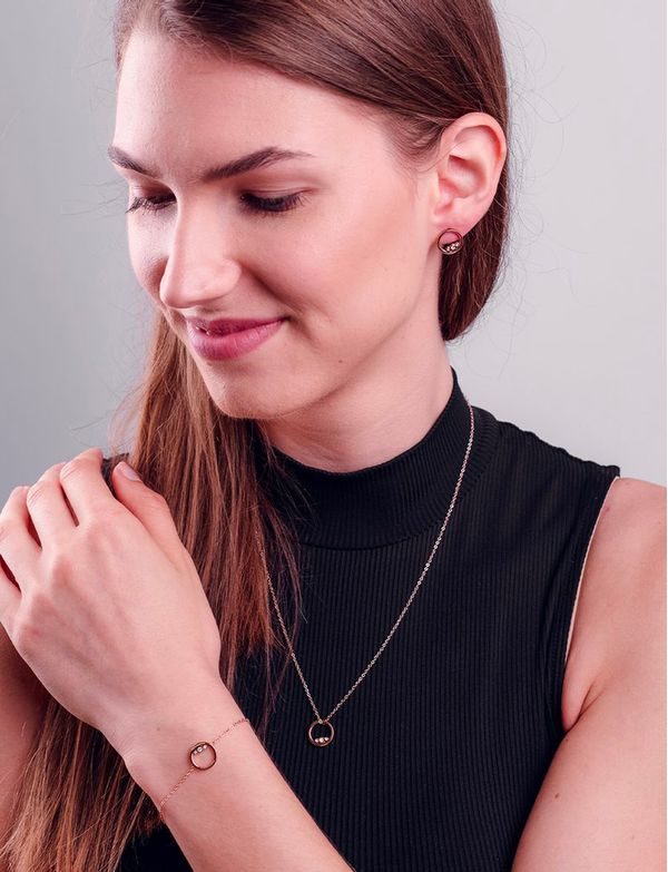 Náušnice Ringy Rose Gold